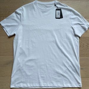 A|X Armani Exchange Men’s large White logo t-shirt